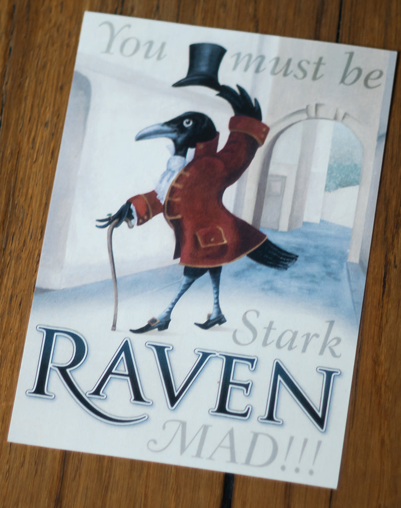 Raven Postcard