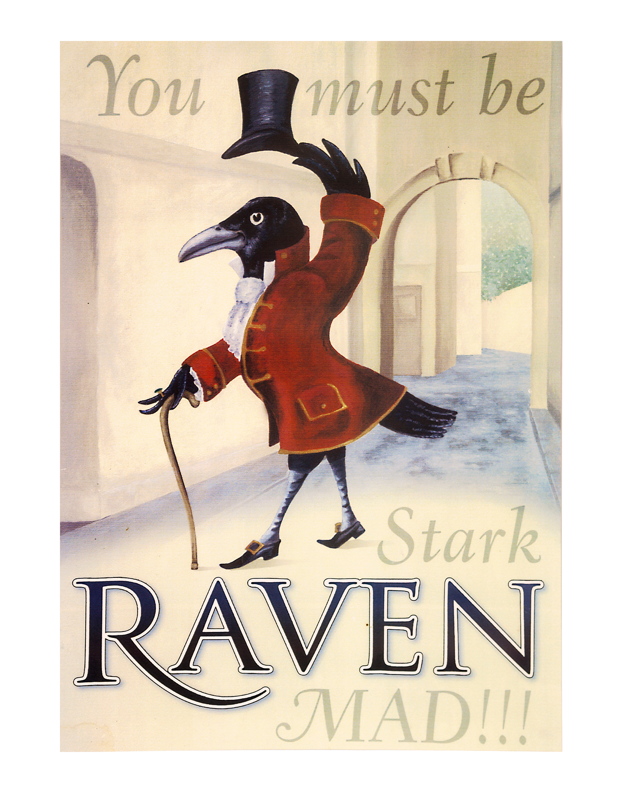 Raven Postcard