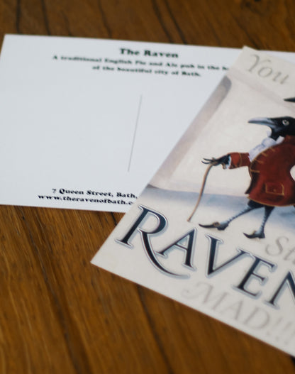 Raven Postcard